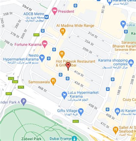 karama market dubai google maps.